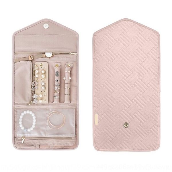

qx2fs women's fleece leather cotton jewelry bag exquisite jewelry necklace imitation hand storage bag dlesy
