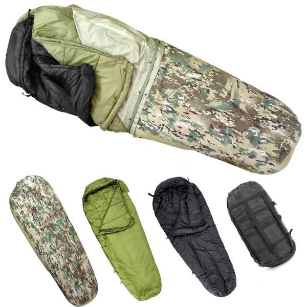

akmax sleeping bag camping winter thermal mummy type fleabag naturehike army outdoor camp 4 pieces sleeping sack