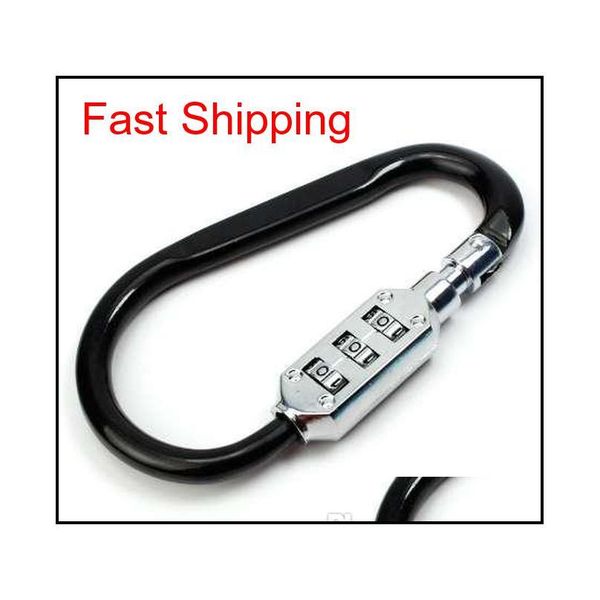 

portable luggage padlock 3 dial suitcase security travel c qylorp bdenet