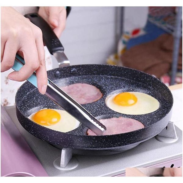 

aluminum 4-cup egg frying pan non stick swedish pancake, plett, crepe, multi eg jllcej dh_garden