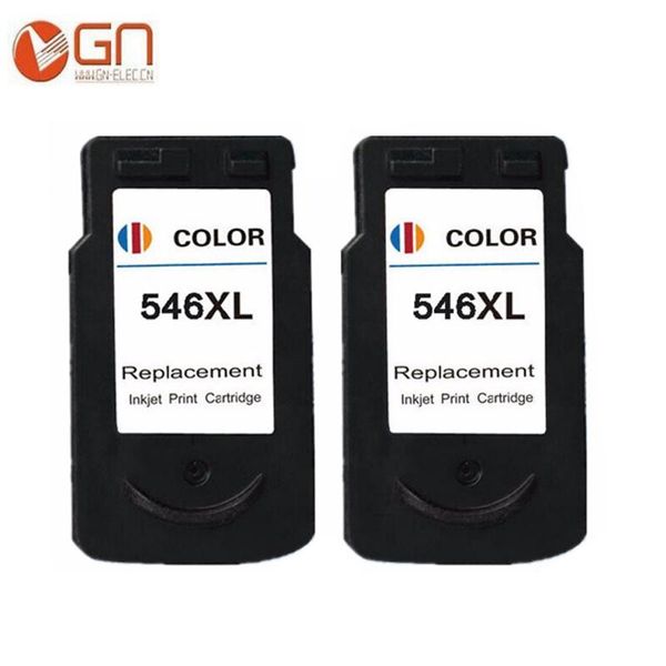 

gn 2pk cl546 xl ink cartridges replacement for canon cl-546 for canon ip2850 mx495 mg2950 mg2550 mg2450 printer