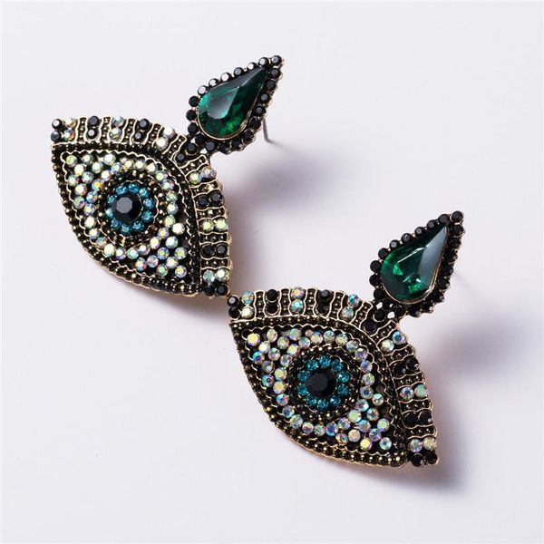 

pauli manfi new big eye bohemian earrings fashion statement earrings women party drop dangle jewelry accessories1, Silver