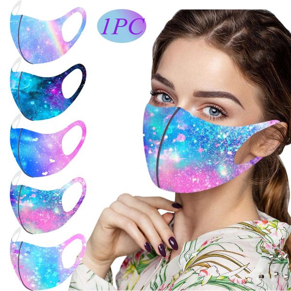 

ткань мужская маска для лица маски многоразовый моющийся face masque starry sky печати маска пыленепроницаемый фильтр mouth обложка маски 12