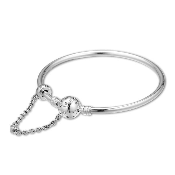 

2019 Mother's Day925 Sterling Silver Jewelry Silver Limited Edition Genuine Uniqueness Bangle Jewelry Fits Pandora Bracelet For women