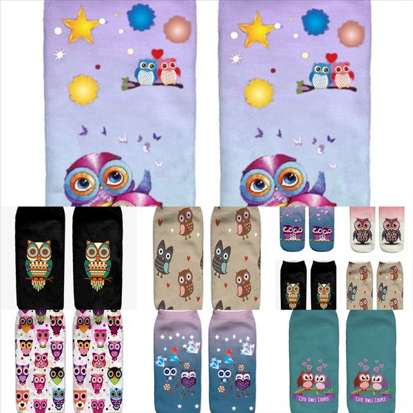 

hkbn8 new child cotton socks korean style animal print n sock four stretch comfortable owl business soft and breathable men's striped, Black