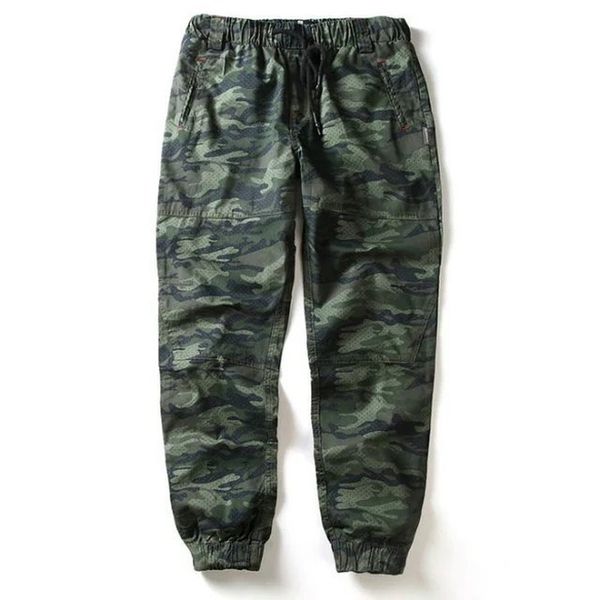 

can be customized fashion high-quality camouflage overalls men's beam feet straight popular casual trousers size 28-38, Black