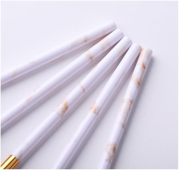 

5 pcs/set liner painting brush uv gel drawing brush pen liner brushes acrylic pens marble handle diy nail a sqcbyv