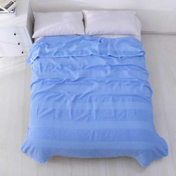 

blankets cotton home towel summer blanket bedding coverlet student kids dormitory quilt manta de toalla1