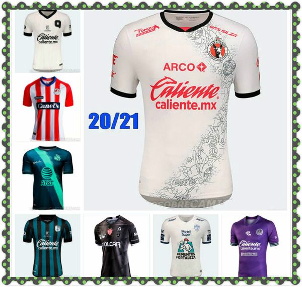 

2020 mexico liga xolos de tijuana home away soccer jerseys 2020 2021 20 atlas necaxa pachuca football shirts, Black;yellow