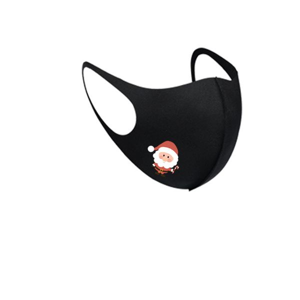 

ornaments newchristmas reusable cartoon dust print face mask santa earloop mouth caps party supplies 2020 new