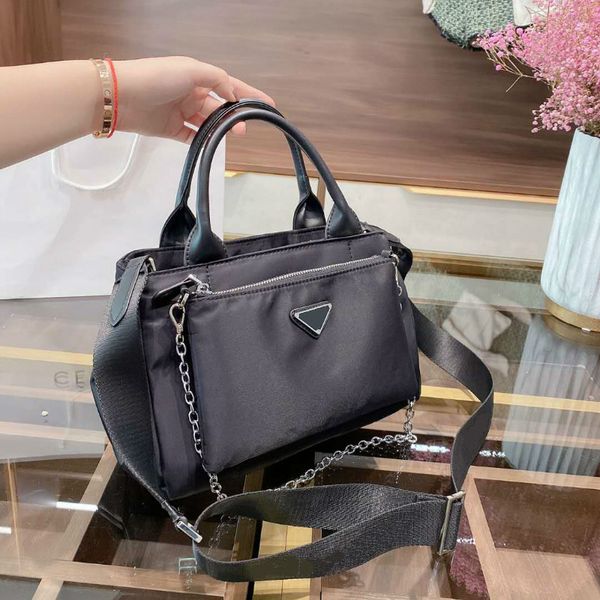 

2021 luxury women handbags purses designer's crossbody chain bags nylon mens detachable 2-pic small brand shoulder bags pd20092305