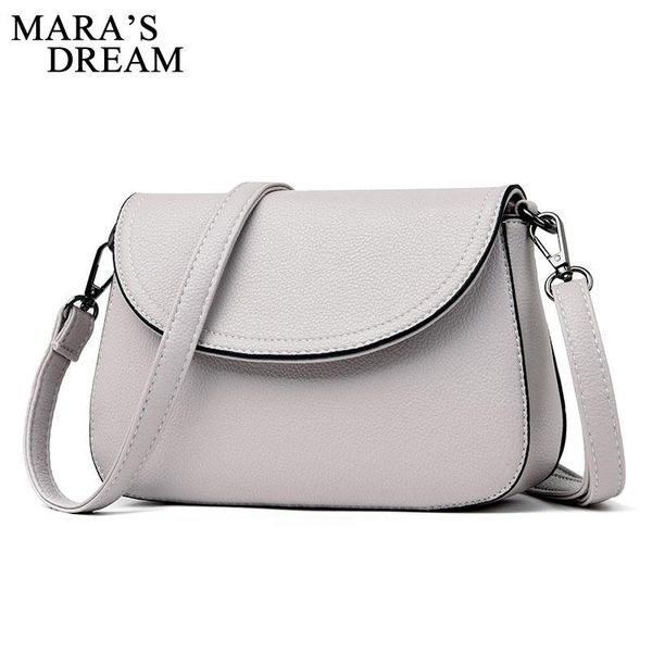 

mara's dream 2020 new solid color fashion ladies autumn simple and versatile soft leather shoulder messenger bag