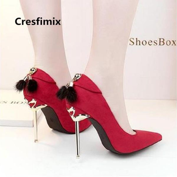 

dress shoes cresfimix mujer tacones altos women cute comfortable high heel lady fashion sweet heels femmes hauts talons a32891, Black