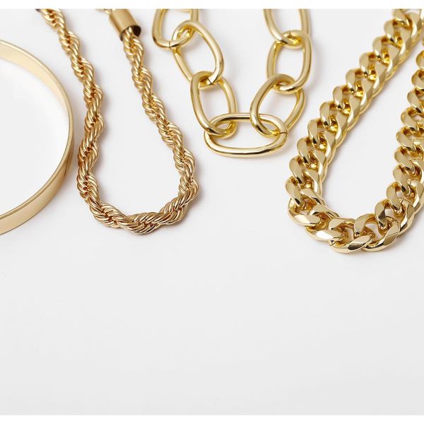 

steel bracelet set gold silver for mens and women party promise champions sqcpro homes2007, Golden;silver