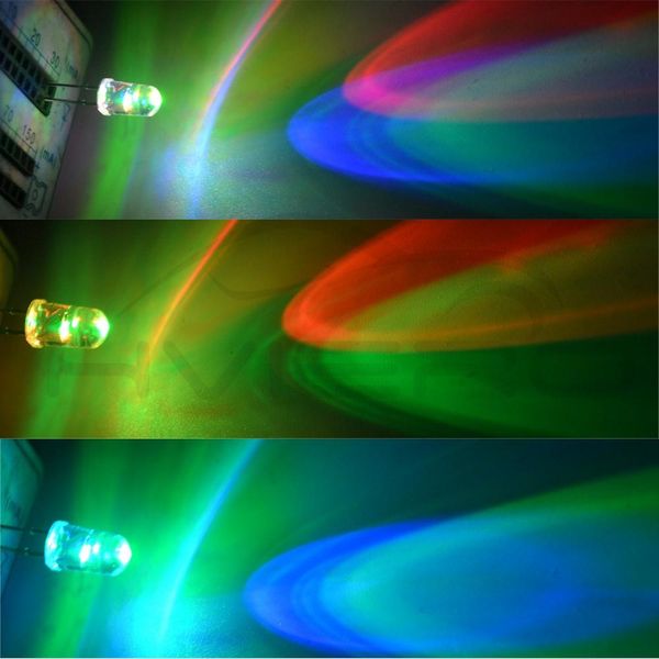 

100x min f5 5mm round slow rgb fast rgb flash diode led rainbow multi color red green blue light emitting diode swy wmtpmx loveshop01