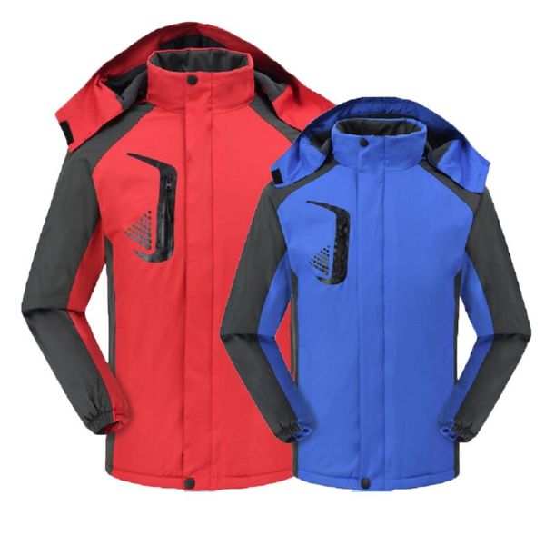 

outdoor jackets&hoodies u-s windproof hiking pockets color patchwork woman waterproof hooded jackets long sleeve zip-up women hoodies coats, Blue;black
