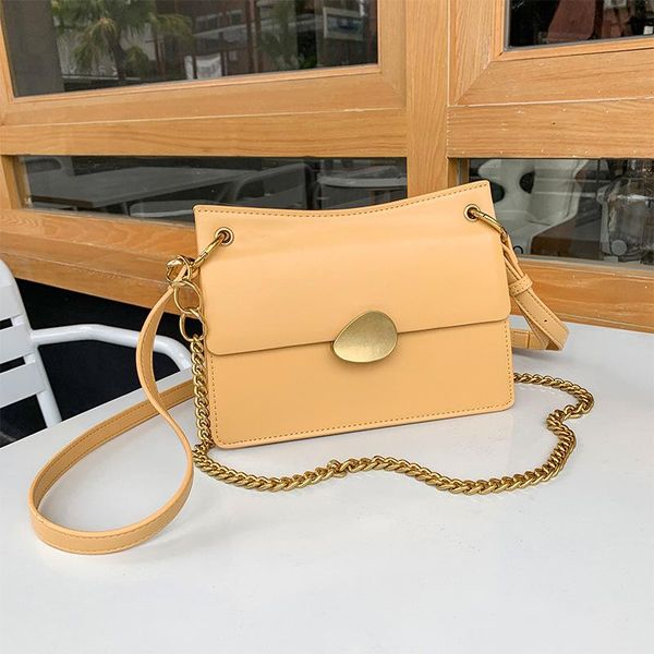 

2020 new korean ladies shoulder bag retro personality underarm bag solid color fashion pu messenger women's leather