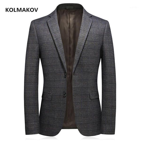 

2020 new arrival autumn coat men blazers casual blazer men,elastic thickening of knitted fabric men's jacket1, White;black