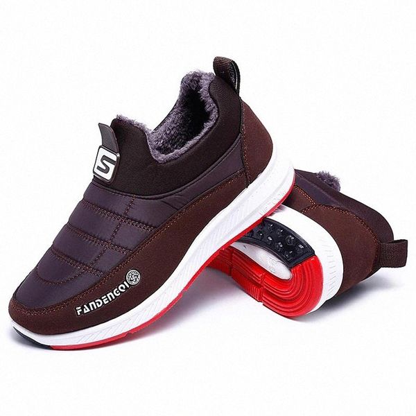 

2020 winter snow boots women men warm thicken plush cotton shoes non-slip waterproof ankle boots casual couple shoes female shoe #5f0a