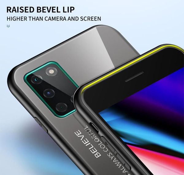 

anti scratch gradient cover tempered glass phone case for oneplus 8t 8 pro 7 pro 7t 6 t 5 on jllxoo dh_niceshop
