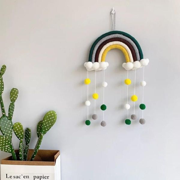 

2020 nursery baby girl room decor kids bedroom decor rainbow hanging girl boy room handmade rainbow hanging decoration