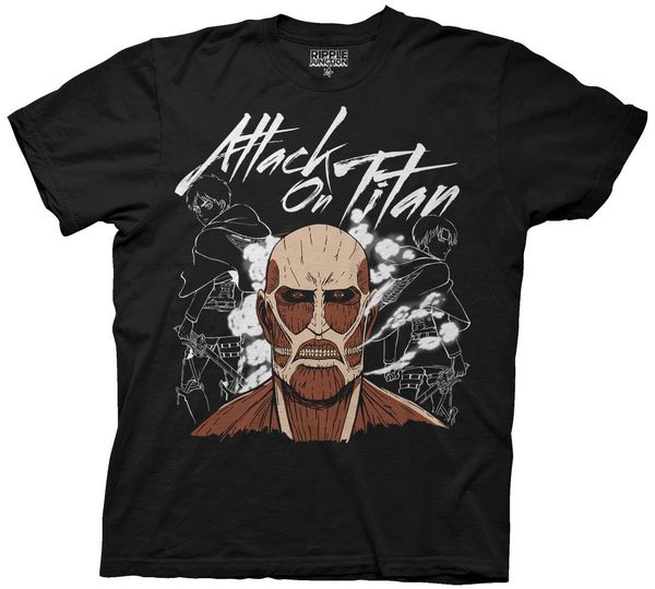 

sport 2019 new mens attack on titan dark titan mens black t-shirt tee shirts