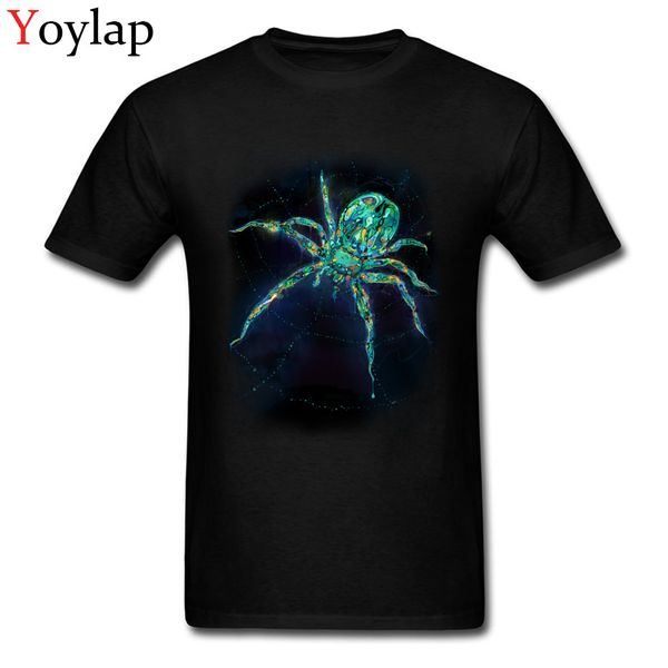 

sport fabulous fashion t shirt men's cool black & tees cotton fabric round neck short sleeve unique summer/autumn clothes spider