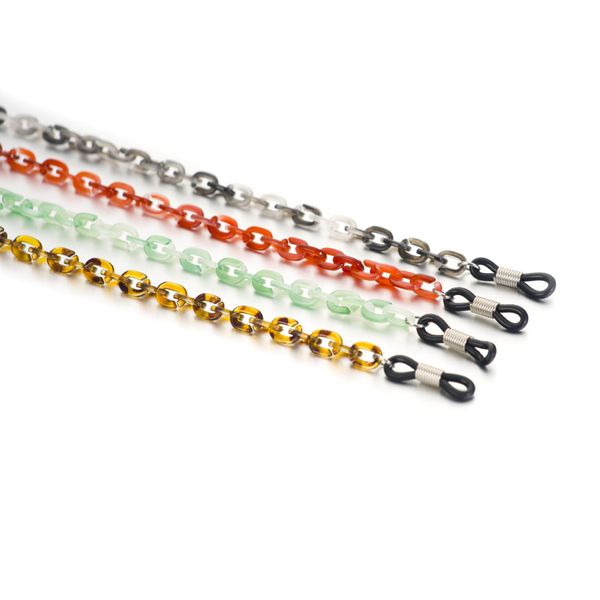 

new fashion acrylic resin leopard sunglasses chain women eyeglass reading glasses chain cord holder retainer neck strap rope h jlllkp