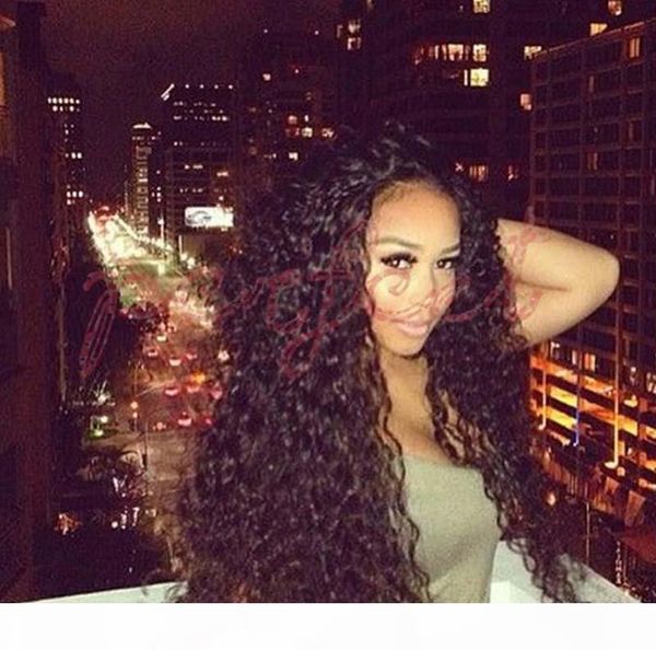 

curly malaysian full lace wig with baby hair glueless unprocessed human hair wigs for african americans, Black;brown