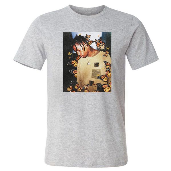 

men summer travis scott butterfly effect rap music album cover short sleeve casual tee sport hooded sweatshirt hoodie men t shirt