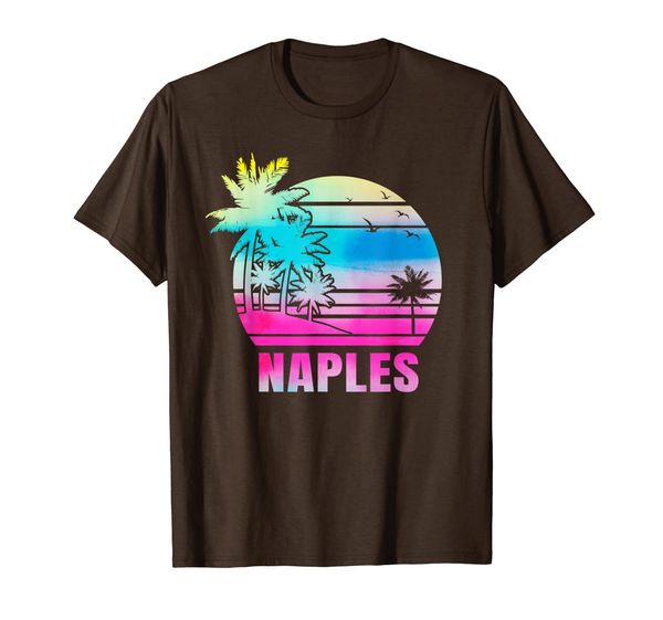 

naples florida vacation shirt beach souvenir t-shirt, White;black