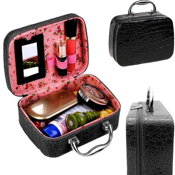 

mini square cosmetic bag case travel portable makeup brushes tools organizer box bag makeup bag toile bbyugi