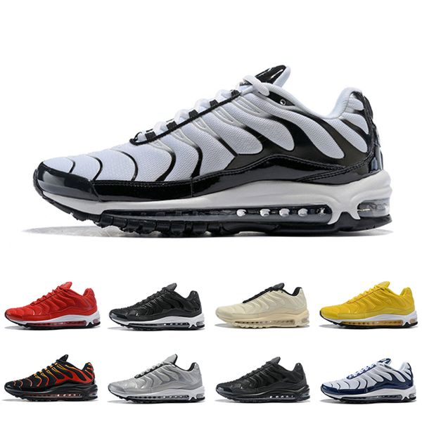 

2019 tn new arrival mens womens running shoes fashion outdoor colorful sports mens trainers zapatos sneakers breathable 36-46 unisex, White;red