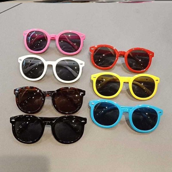 

girl anti ultraviolet children's sunglasses boy handsome polarized glasses fashion, White;black