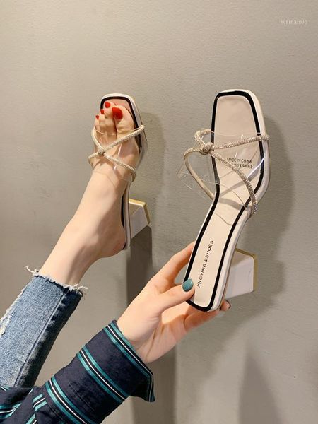 

the new han edition fashionable joker peep-toe heels diamond1, Black