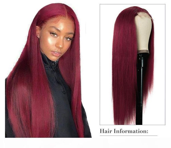 

burgundy lace closure human hair wigs red human hair wig t1b99j 4x4 lace closure wig pre plucked lace human hair, Black;brown