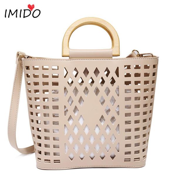 

hollow out bag soft leather bucket bag crossbody shoulder messenger bags for women 2020 bolsa feminina de couro