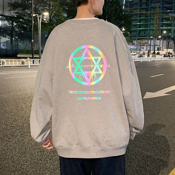 

2021 new hip hop men women sweatshirts print hoodies usa size streetwear man casual o neck pullovers bhmr, Black