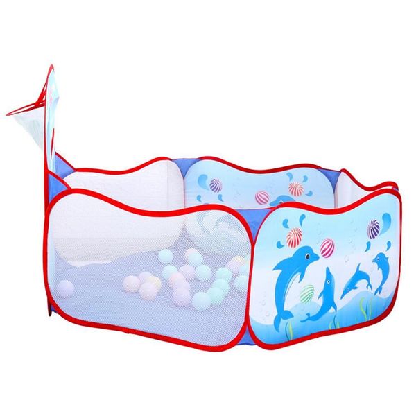 

fine quality kids ball tent toddler with mini basketball hoop and storage bag for indoor games boys girls have fun wmtllm yycolor