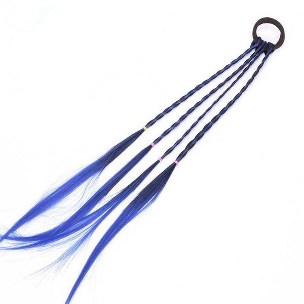

новая мода девушки эластичная волос резинкой парик оголовье twist braid rope головной убор хвостик держатель для волос аксессуары для волос