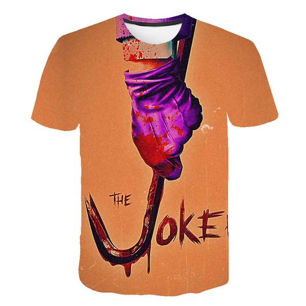 

sale clown joker face male 3d clown 3d print shirts comics horror humor men clothing