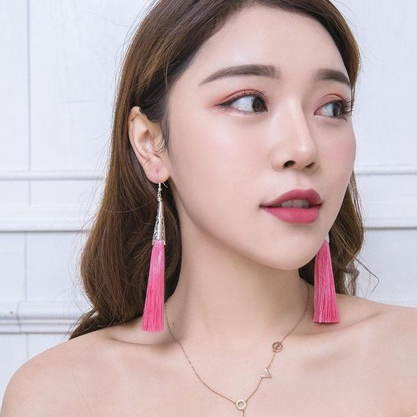

2pair new hollow out metal cap tassel earrings diy jewelry supplies fringe bracelet necklace earring accessories craft tassels h jlllmi