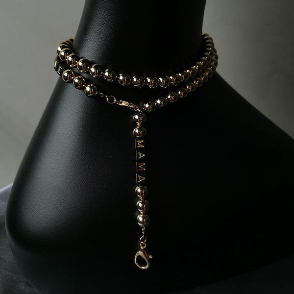 

26 english letter gold color beads handmade mask chain holder mask strap necklace sunglasses chain glasses accessories h jlllrk