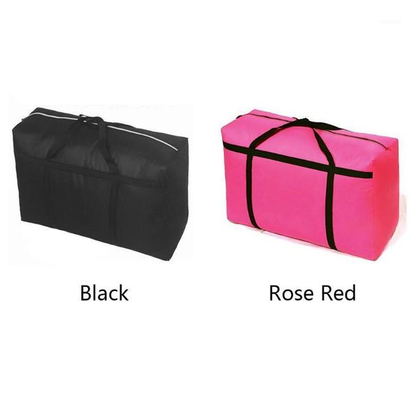 

move package quilt zipper waterproof storage oxford fabric luggage bag thicken dampproof1