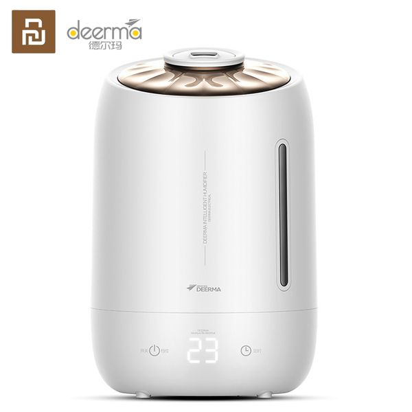

deerma household air humidifier air purifying mist maker timing with intelligent touch screen adjustable fog quantity 5l ing