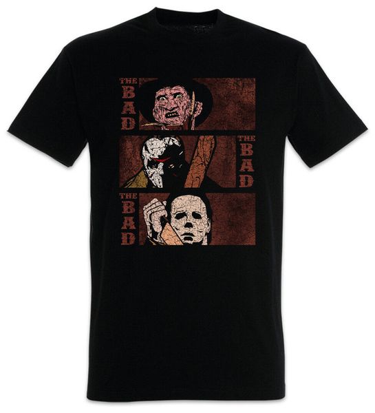 

the bad the bad t-shirt jason slasher fun vorhees freddy michael kruger myers loose plus size tee shirt sport hooded sweatshirt hoodie