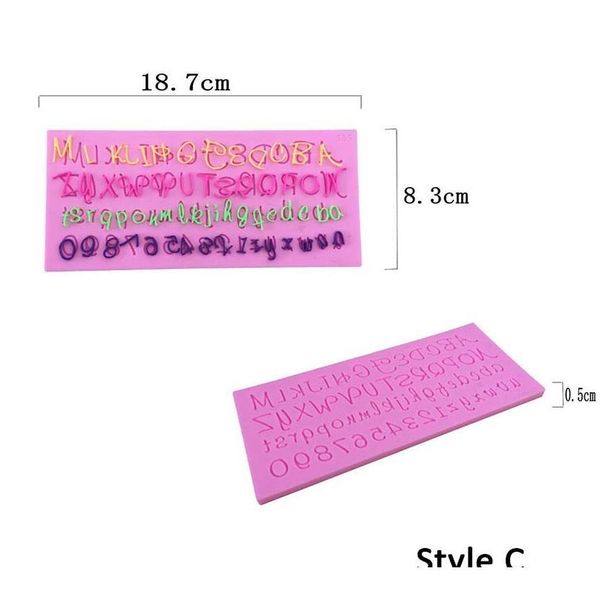 

russian alphabet letter chocolate mould food grades 1pcs fondant cake mold baking accessories sile kitchen jllizo