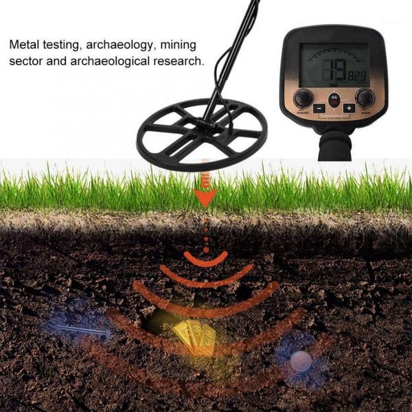 

md980 underground metal detector treasure gold handheld detection waterproof 20201