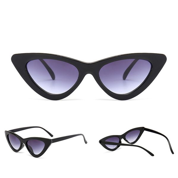 

vintage cat women eye 1pcs shades sunglasses integrated uv candy colored glasses dropshipping ##5