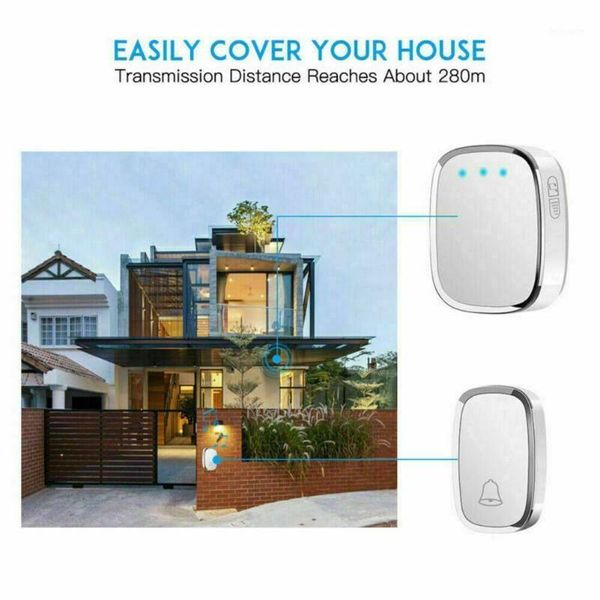 

reative intelligent wireless remote control home doorbell polyphonic waterproof 36 doorbell intelligent music range o1i41